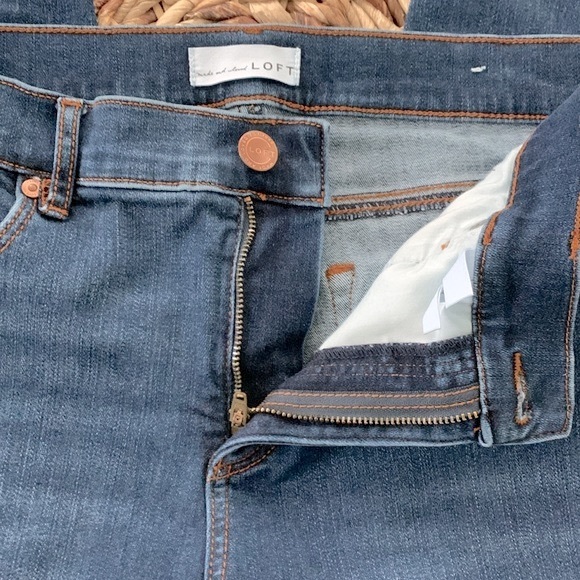 LOFT Embroidered Cuff Modern Skinny Jean - Picture 9 of 12